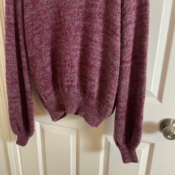 Free People Karina Wrap Sweater Berry Mela NWT Size xS - Picture 7 of 9